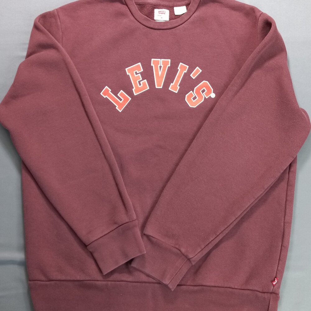 Levi's Maroon Crewneck‎ Sweatshirt Size S